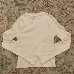Abercrombie White Long Sleeve